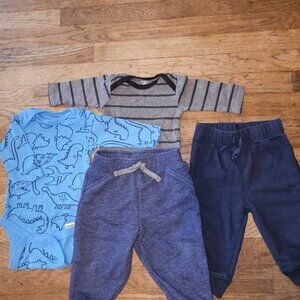 3-6 month gerber onsie boy bundle